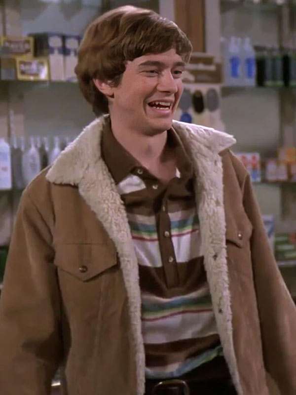 That 70s Show Eric Forman Brown Shearling Jacket
