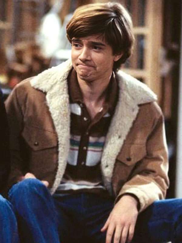 That '70s Show Topher Grace Brown Shearling Jacket