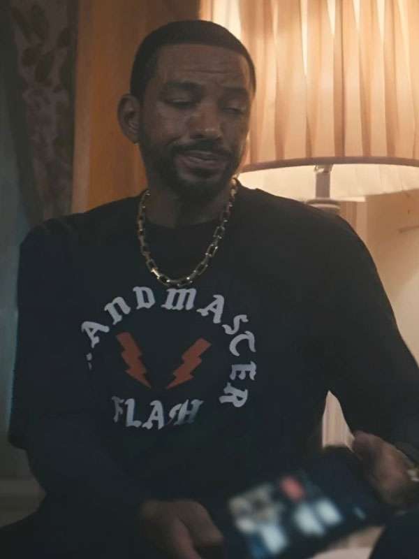 The Boys S5 Laz Alonso Grandmaster Flash Black T-Shirt