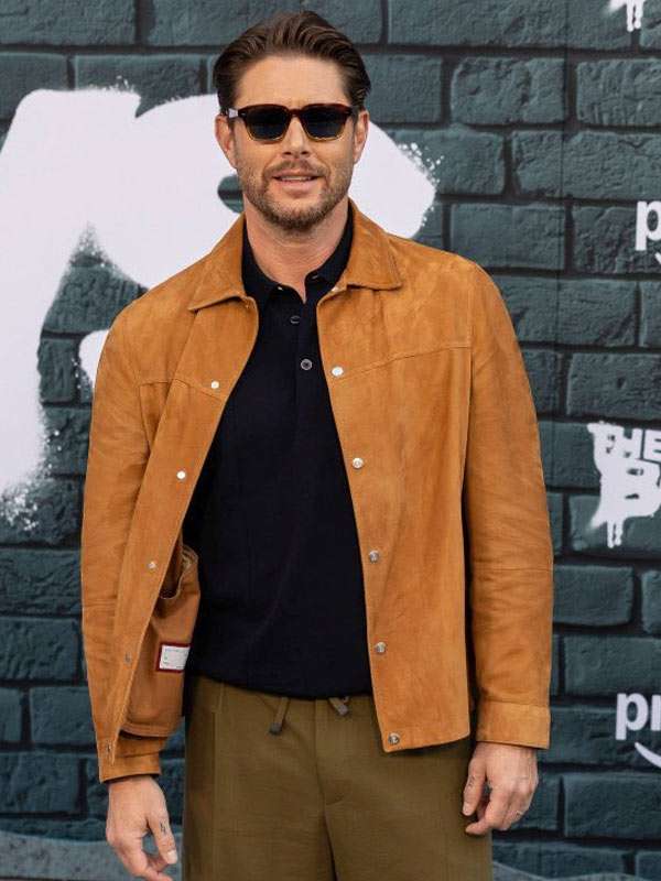 The Boys 2026 Finale Premiere Jensen Ackles Suede Jacket