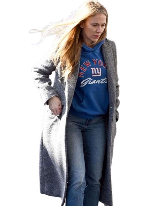The Exorcist Scarlett Johansson Grey Wool Coat