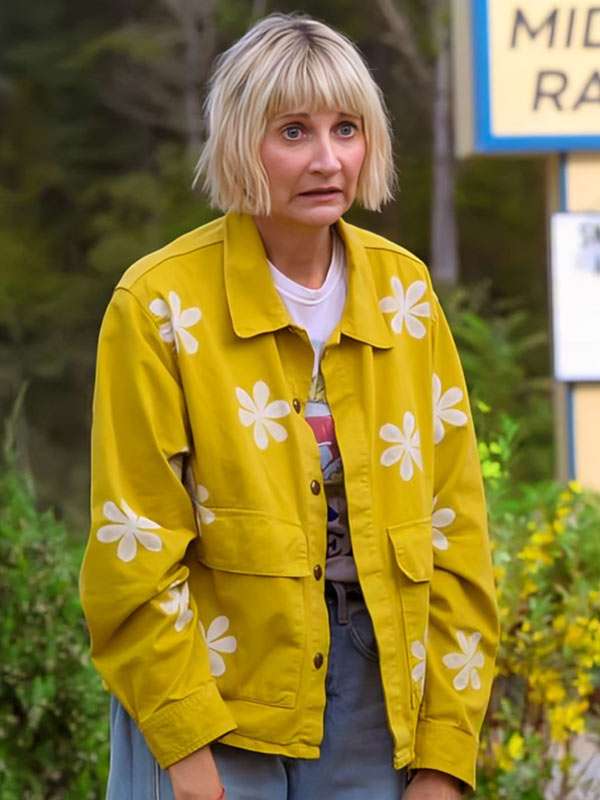 Kerri Kenney The Four Seasons S02 Yellow Print Jacket