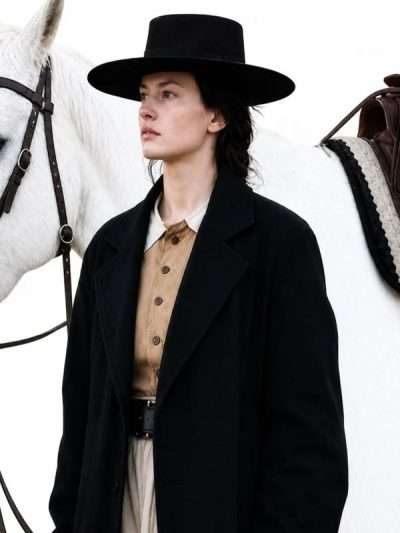The Isolate Thief Mackenzie Foy Black Coat