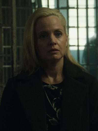 Time of Death 2026 Mena Suvari Black Wool Coat