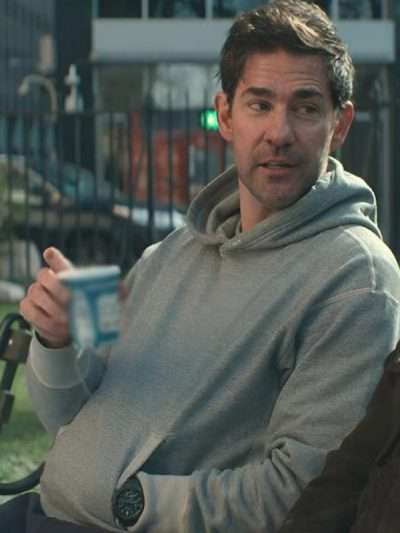 Jack Ryan Ghost War 2026 John Krasinski Grey Hoodie