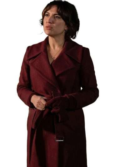 Esther Smith Trying S03 Wool Trench Coat