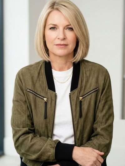 Trying S04 Sian Brooke Khaki Bomber Jacket