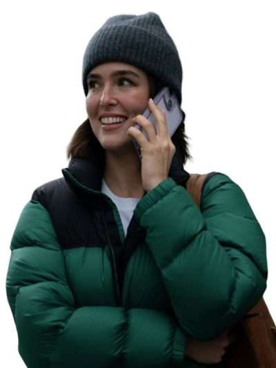 Voicemails for Isabelle Zoey Deutch Puffer Jacket