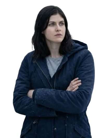 Couples Weekend Alexandra Daddario Hooded Jacket