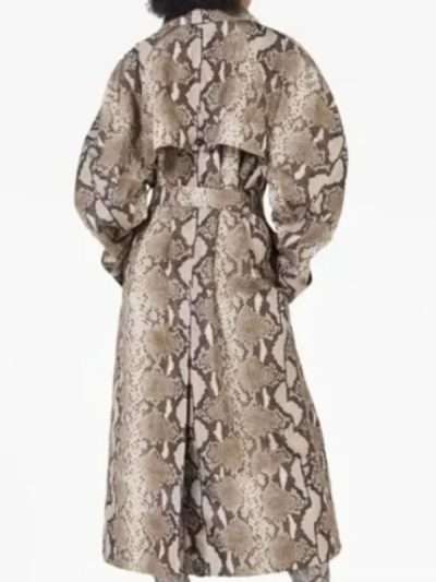 All the Queenss Men 2026 Carla Python Snakeskin =Coat