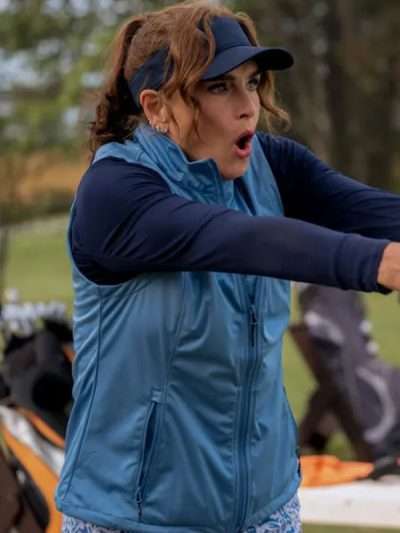 Allison Chandler Youre Killing Me Blue Vest