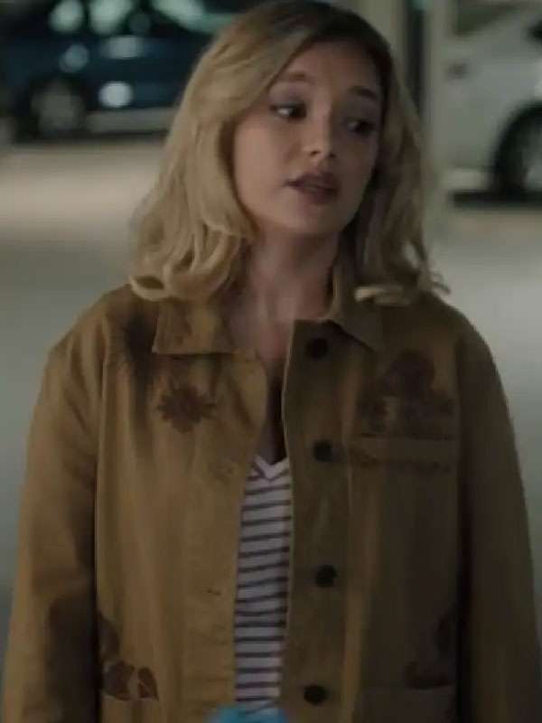 Amalia Williamson Youre Killing Me Brown Cotton Jacket