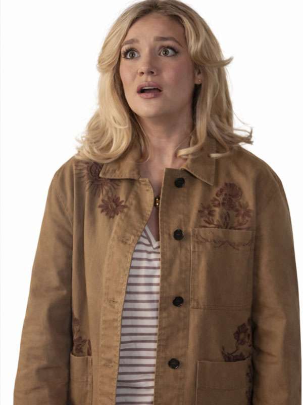 Amalia Williamson Youre Killing Me S01 Brown Cotton Jacket