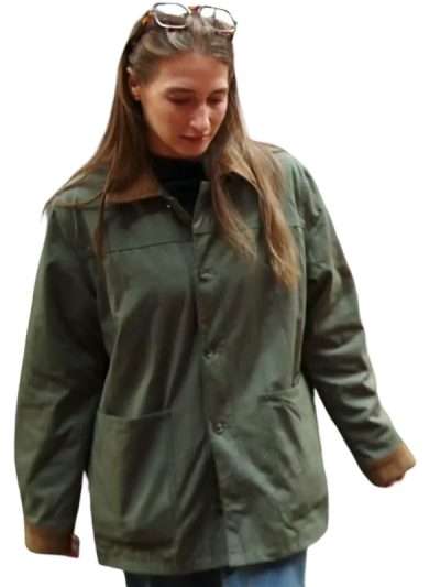 In The City Amanda Batula Green Cotton Jacket