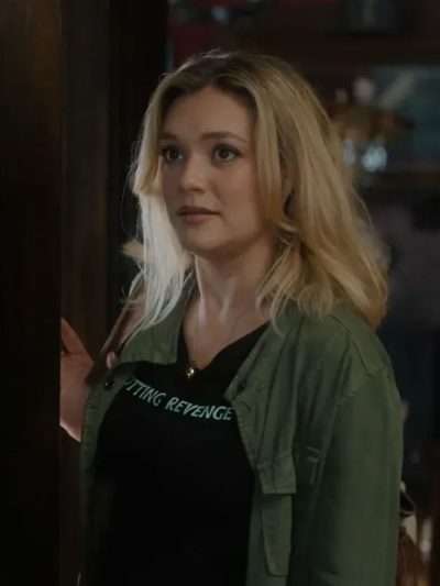 Andrea Walker You’re Killing Me 2026 Green Cotton Jacket