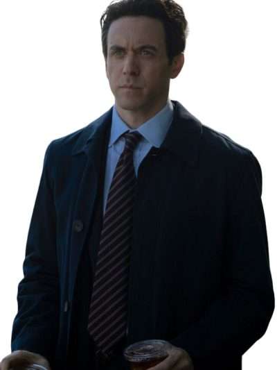 Silo S03 Ashley Zukerman Blue Coat