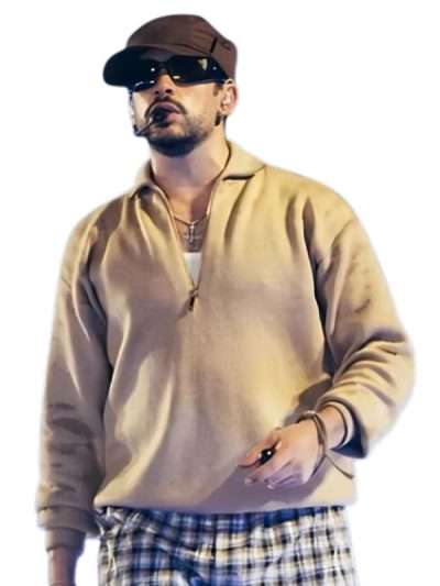 2026 Bad Bunny x J Balvin Beige Sweatshirt