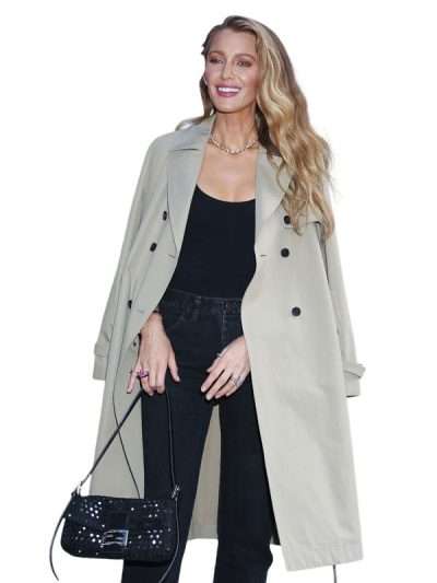 Blake Lively NYC 2026 Beige Trench Coat