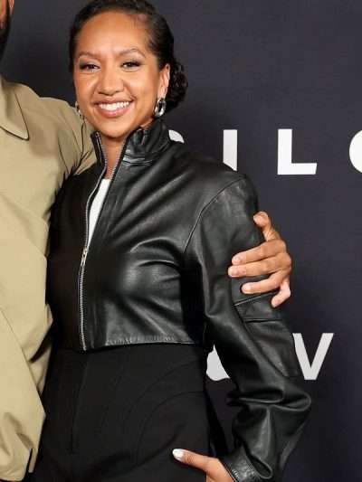 Camille Sims Silo S03 Black Leather Jacket