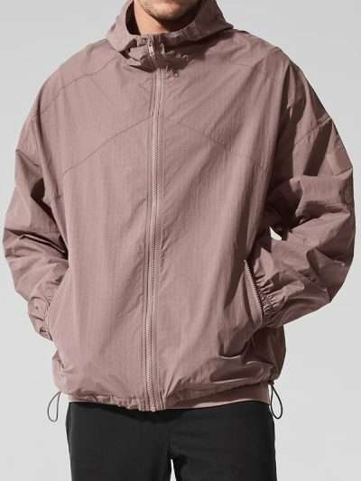 Cassius Jeremy All American S08 Beige Track Hooded Jacket