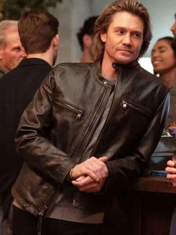 Chad Michael Murray Sullivan's Crossing S03 Black Leather Jacket