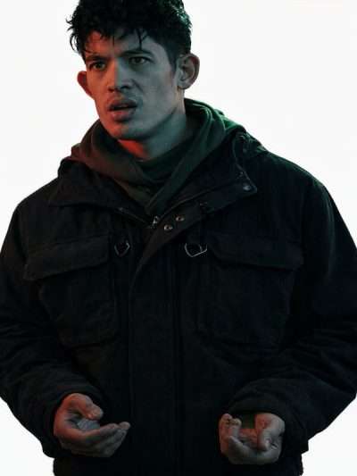 s Christopher Chung Slow Horses 2026 Black Hooded Jacket