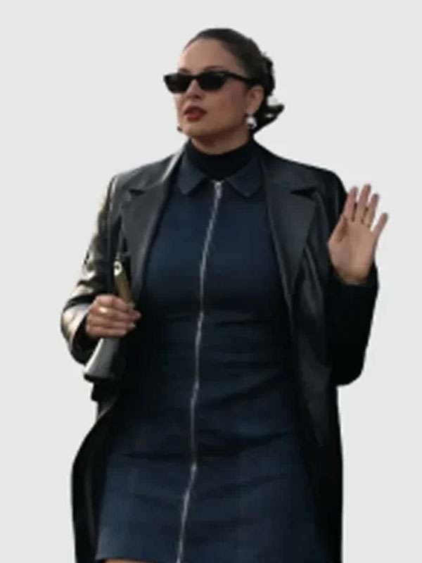 Crap Happens Dalia Cakmak Black Leather Coat