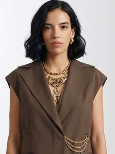 In The City Danielle Olivera 2026 Brown Vest
