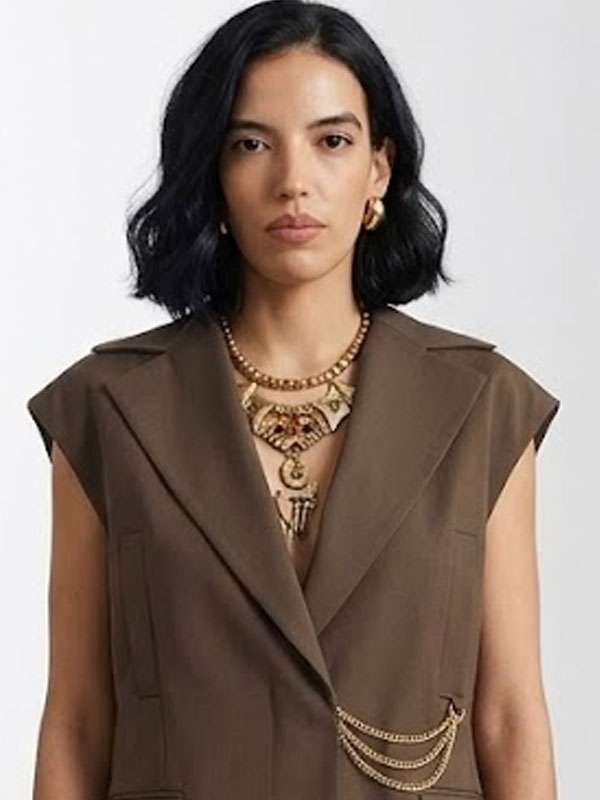 In The City Danielle Olivera 2026 Brown Vest