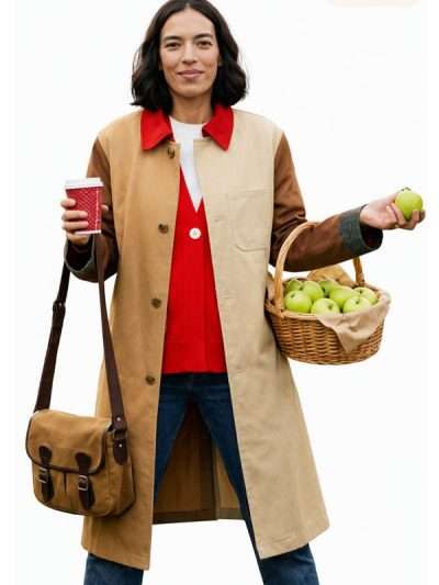 In The City Danielle Olivera Colorblock Coat