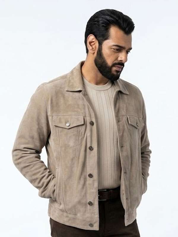 Sullivans Crossing S04 Fuad Ahmed Grey Suede Jacket