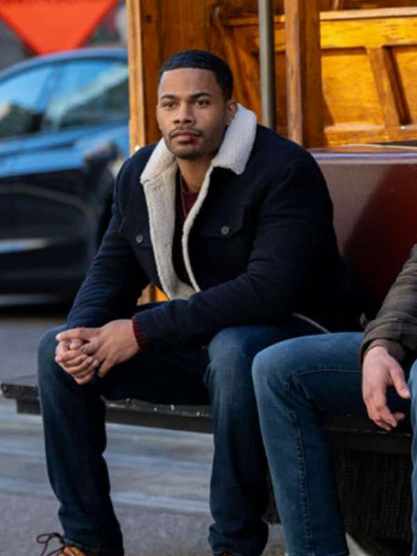 Jake Crawford Fire Country 2026 Shearling Jacket