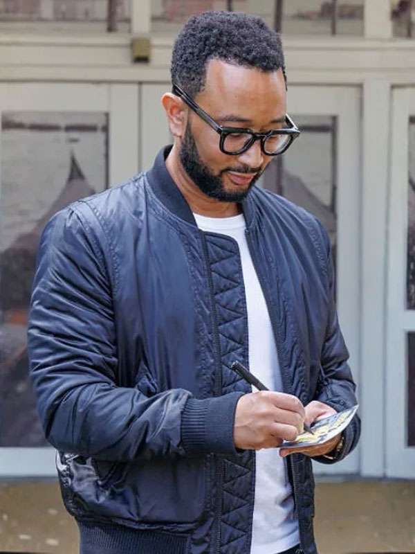 John Legend Marco Polo Airport Street Style Bomber Jacket