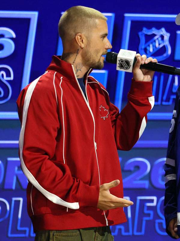 Justin Bieber No Boundaries Maple Leafs Jacket