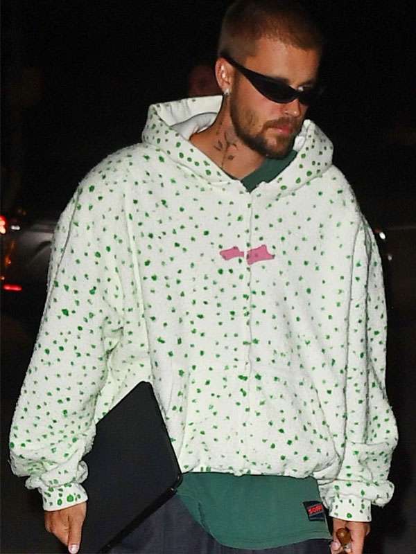 Justin Bieber FIFA World Cup 2026 Dotted Hoodie