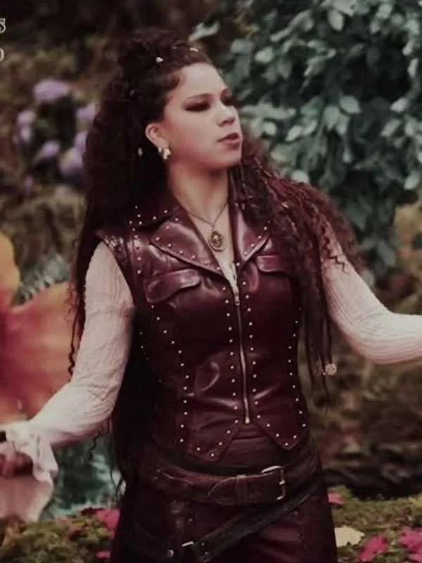 Kiara T. Romero Descendants Wicked Wonderland 2026 Leather Vest
