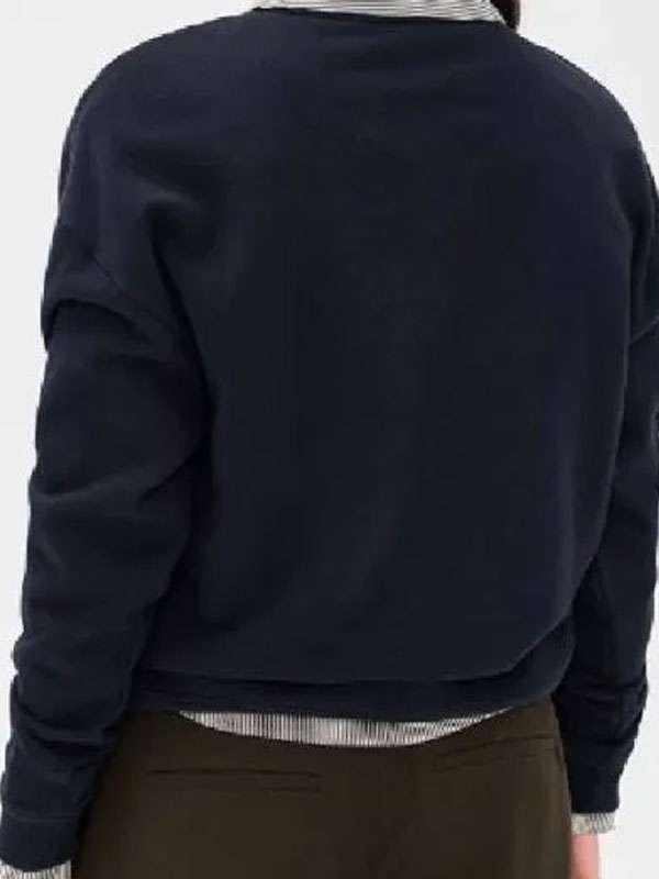 Lauren Brigman Ransom Canyon Navy Blue Coffee Sweatshirt