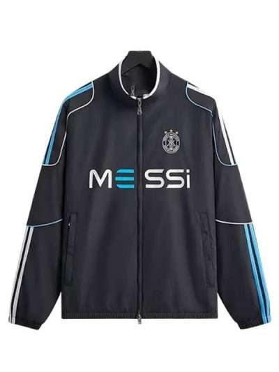 Lionel Messi Black Track Bomber Jacket