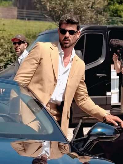 The Gentlemen S02 Michele Morrone Beige Blazer