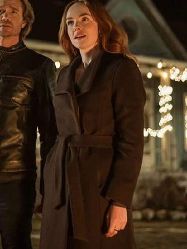 Morgan Kohan Sullivans Crossing S03 Brown Wool Coat