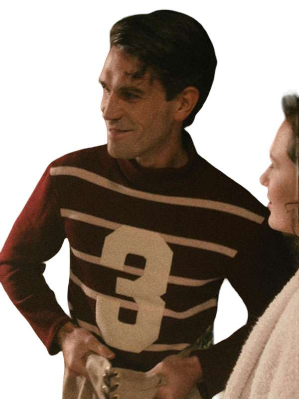 KJ Apa Jimmy 2026 Red Sweatshirt