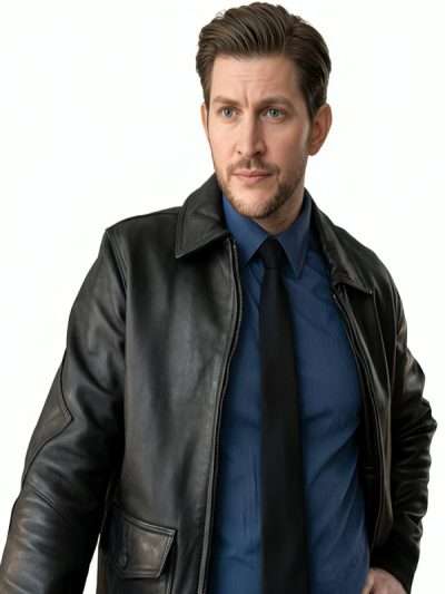 Neagley Greyston Holt Black Leather Jacket