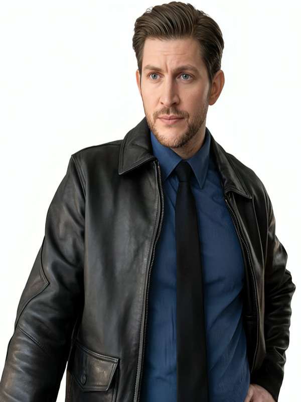 Neagley Greyston Holt Black Leather Jacket