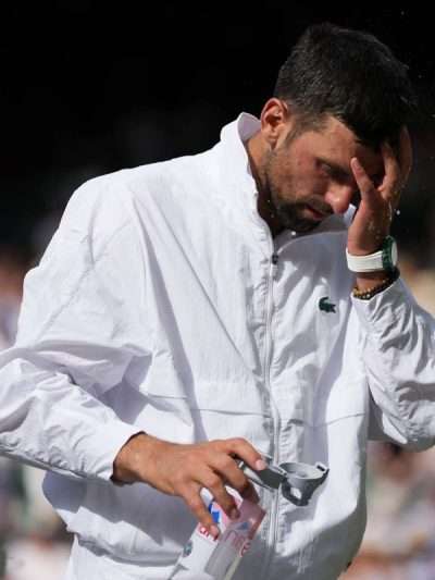 Novak Djokovic Wimbledon 2026 Lacoste Track Jacket