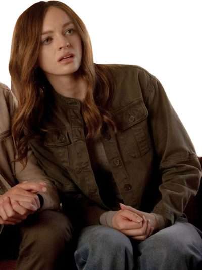 Olivia Rose Keegan Scary Movie 2026 Green Jacket