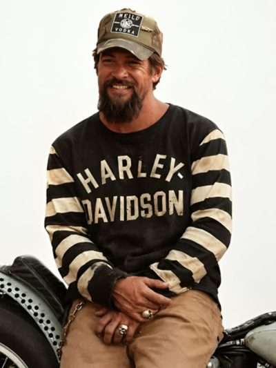 On The Roam S02 Jason Momoa Striped Sweatshirt