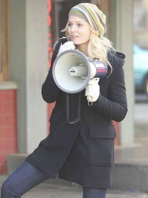 Emma Swan Once Upon A Time Black Wool Coat