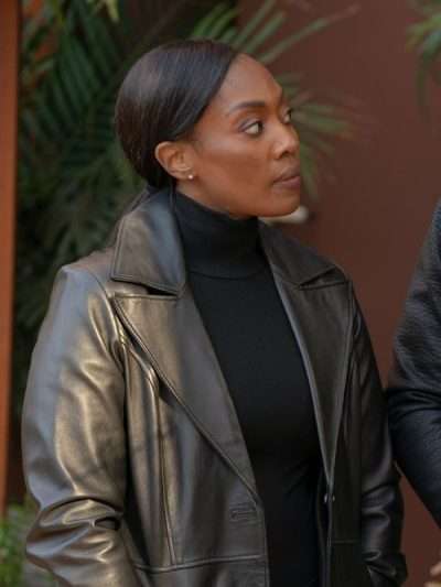 Racquel Palmer All The Queens Men Leather Trench Coat
