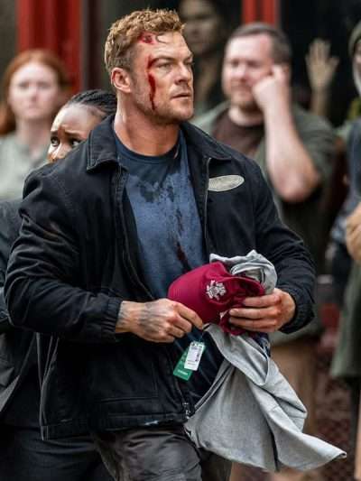 Reacher S04 Jack Reacher Black Cotton Jacket