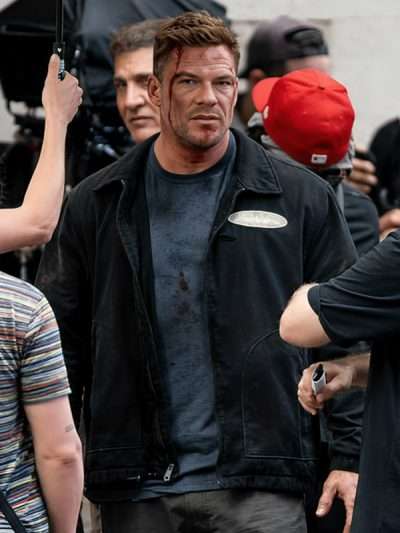 Reacher 2026 Alan Ritchson Black Jacket